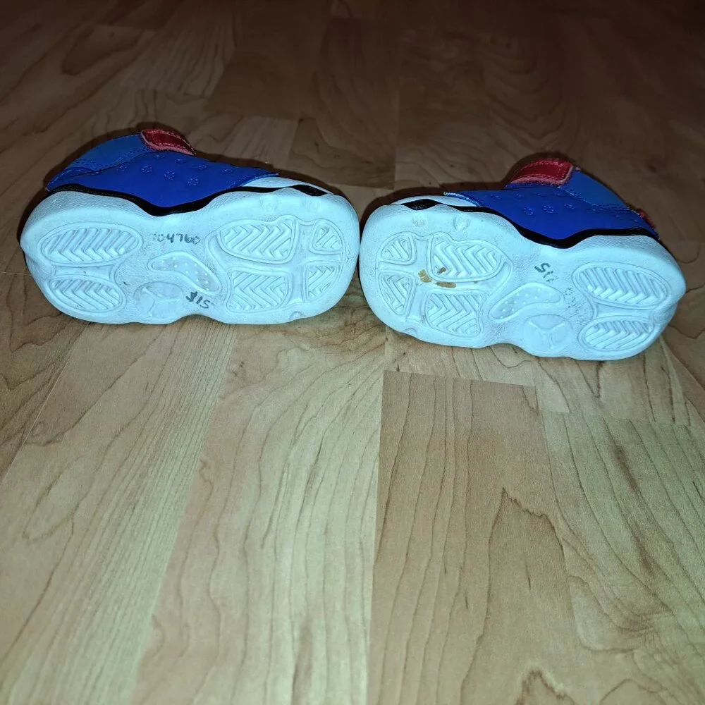 Nike Jordan Jumpman Team 2 PS Red,White&Blue Little Kids Sneakers,2018 Size 4C - Picture 8 of 12